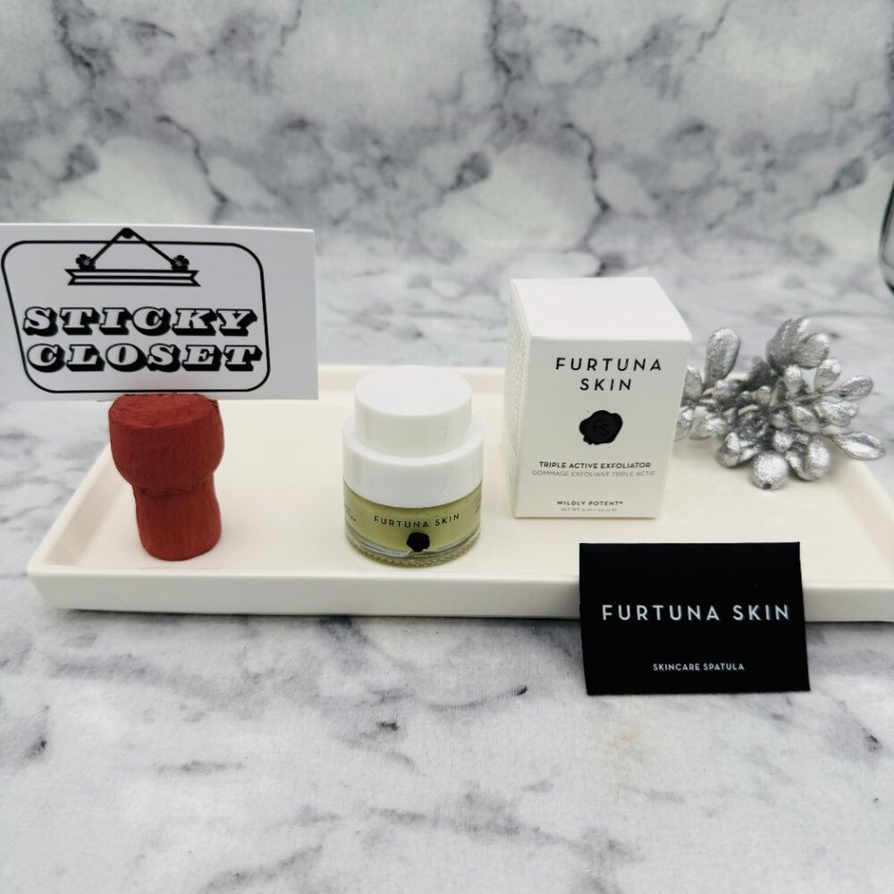 Furtuna Skin Skincare-Triple Active Exfoliator,Brightening-Travel 15ml-BOXED-NEW